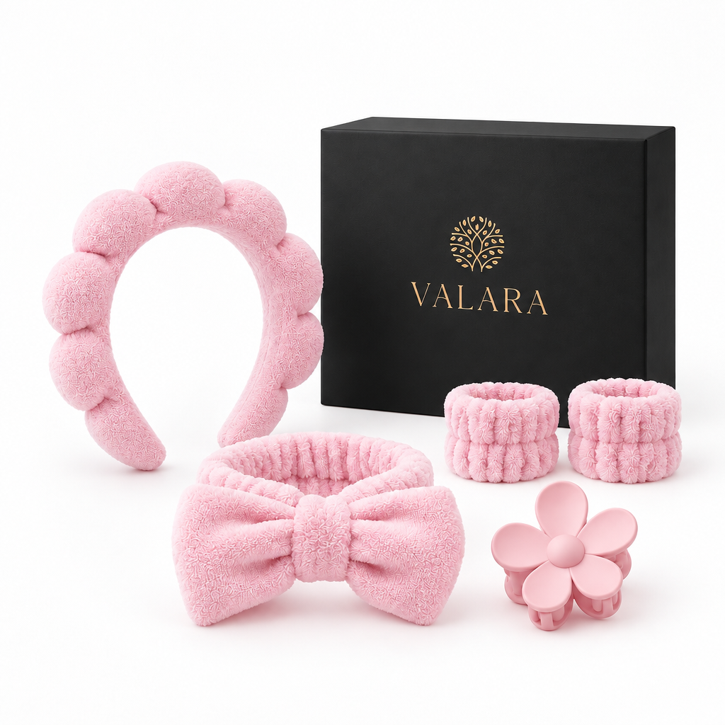 VALARA Product with Black Packaging Box - No Logo on Headbands